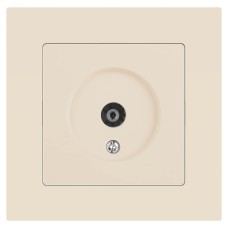 Розетка Intro Accent 6-301-02 TV одиночная, IP20, СУ, слоновая кость
