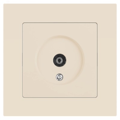 Розетка Intro Accent 6-301-02 TV одиночная, IP20, СУ, слоновая кость