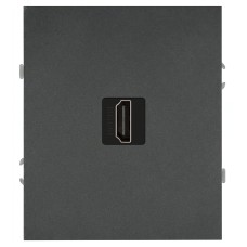 Розетка скрытого монтажа в рамку HDMI графит 16-3114-06 Arktik