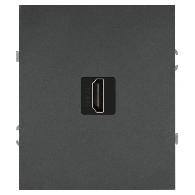 Розетка скрытого монтажа в рамку HDMI графит 16-3114-06 Arktik