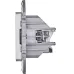 Розетка компьютерная двойная RJ45 категория 5Е UTP алюминий INSPIRIA
