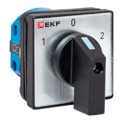 Переключатель кулачковый ПК-1-21 10А 1P 1-0-2 IP65 EKF