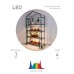 Теплица ЭРА FITO-House - 4 со светильниками в комплекте 4 яруса 1250х690х300 мм