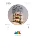Теплица ЭРА FITO-House - 4 со светильниками в комплекте 4 яруса 1250х690х300 мм