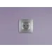 Розетка 1-местная с заземлением с защитными шторками 16А алюминий ETIKA