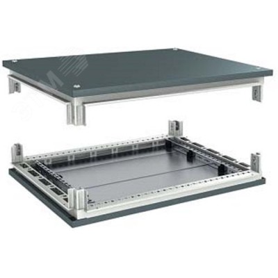 Комплект, крыша и основание, для оцинкованных шкафов CQE, 600X400 мм