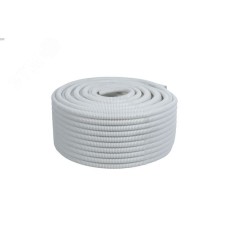 Труба гофр.ПВХ Plast с зондом d25мм (50м) белая
