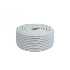 Труба гофр.ПВХ Plast с зондом d25мм (50м) белая