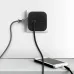 Разветвитель электрический ЭРА SP-2-USB-B на 2 розетки + 2xUSB 2400mA, без заземл 10А (черный)