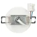 Встраиваемый светильник алюминиевый ЭРА KL106 WH/BK MR16 GU10 белый/черный матовый