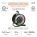 Удлинитель силовой ЭРА  RMx-4es-3x2.5-20m-IP44(KG) на металлическая катушке с заземлением 4 розетки КГ 3x2,5м2 20 м 16А