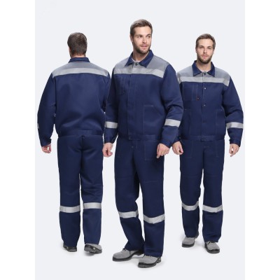 Костюм Легион-2 СОП (тк.Смесовая,210) п/к, т.синий/серый 56-58 170-176 МинПромТорг