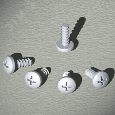 Винты самонарезающие, М4.8x12, 1 упаковка - 50 шт.