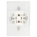 Розетка Intro Style 7-210-01 2х2P+E Schuko с крышкой штор., 16А-250В, СУ, IP44, белый