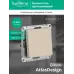 ATLASDESIGN выключатель одноклавишный, сх.1, 10АХ, механизм, ПЕСОЧНЫЙ