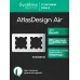 ATLASDESIGN AIR 2-постовая РАМКА, БЕЛЫЙ/дымчатый черный