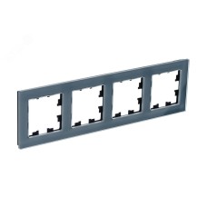 ATLASDESIGN NATURE 4-постовая РАМКА, НАТУРАЛЬНОЕ СТЕКЛО, ГРИФЕЛЬ