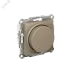 ATLASDESIGN СВЕТОРЕГУЛЯТОР (диммер) повор-нажим, LED, RC, 400Вт, мех., ШАМПАНЬ