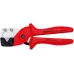 KNIPEX Труборез-ножницы для многослойных и пневматических шлангов, рез d 4 - 20 мм, L-185 мм, пластиковые армированные фиберглассом рукоятки, KN-9010185