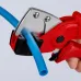 KNIPEX Труборез-ножницы для многослойных и пневматических шлангов, рез d 4 - 20 мм, L-185 мм, пластиковые армированные фиберглассом рукоятки, KN-9010185