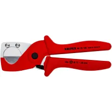 KNIPEX Труборез-ножницы для композитных металлопластиковых и пластиковых труб, рез d 12 - 25 мм, L-185 мм, пластиковые армированные фиберглассом ру