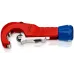 KNIPEX TubiX труборез для стали и цветных металлов, рез d 6 - 35 мм (1/4''-1 3/8''), толщина стенок до 2 мм, L-260 мм, с держателем для торгового оборудования, KN-9