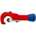 KNIPEX TubiX труборез для стали и цветных металлов, рез d 6 - 35 мм (1/4''-1 3/8''), толщина стенок до 2 мм, L-260 мм, с держателем для торгового оборудования, KN-9