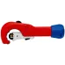 KNIPEX TubiX труборез для стали и цветных металлов, рез d 6 - 35 мм (1/4''-1 3/8''), толщина стенок до 2 мм, L-260 мм, с держателем для торгового оборудования, KN-9