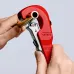 KNIPEX TubiX труборез для стали и цветных металлов, рез d 6 - 35 мм (1/4''-1 3/8''), толщина стенок до 2 мм, L-260 мм, с держателем для торгового оборудования, KN-9