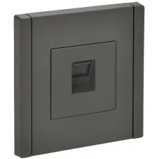 FORTE&PIANO Розетка компьютерная RJ45 кат.5E FP332 серый IEK