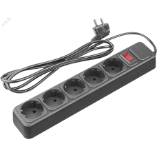 Сетевой фильтр ОНЛАЙТ 90 835 OSP-1-05-180-ESC-3х0.75-BL