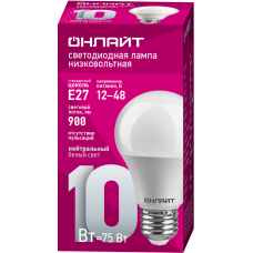 Лампа Онлайт OLL-A60-10-12/48-4K-E27
