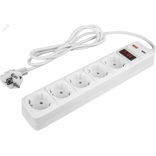 Сетевой фильтр ОНЛАЙТ 90 882 OSP-USB-05-300-ESC-3х0.75-WH