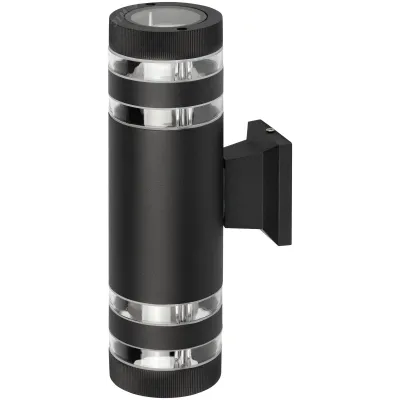 Светильник уличный настенный Адрия GBW-102-BL-0300 230В 2хЕ27 max 30Вт IP54 300х150x90 вверх/вниз