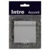 Розетка Intro Accent 6-203-01 2P+E Schuko с крышкой, 16А-250В, IP20, СУ, AL/CU, белый