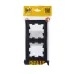 BRITE Рамка 2 поста IP44 РУ-2-БрЧ-44 черный