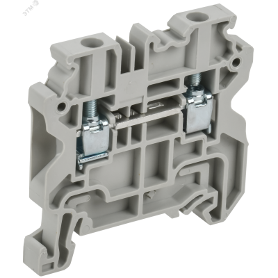 ARMAFIX Колодка клеммная CY4 винтовая 4мм2 проходная серая Ex IEK