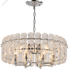 Люстра Rivoli Whitney 1050-308 8 х Е14 40 Вт хрусталь