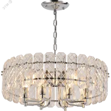 Люстра Rivoli Whitney 1050-308 8 х Е14 40 Вт хрусталь