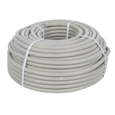 Труба гофр.ПВХ с зондом  d32мм (25м) EKF Plast PROxima