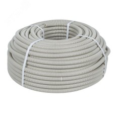 Труба гофр.ПВХ с зондом d50мм (20м)EKF Plast PROxima