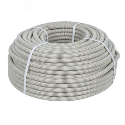 Труба гофр.ПВХ с зондом d32мм (50м)EKF Plast PROxima