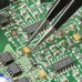 Пинцет ESD захватный прецизионный антистатический нержавеющая хромоникелевая сталь хромированный L-130 мм