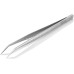 Пинцет захватный прецизионный с направляющим штифтом тонкие зазубренные губки под 45 град.L-155 мм пружинная сталь хромированный