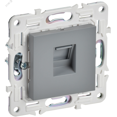 SKANDY Розетка компьютерная RJ45 кат.6 SK-K02Gr серый IEK