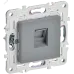 SKANDY Розетка компьютерная RJ45 кат.6 SK-K02Gr серый IEK SKANDY Розетка компьютерная RJ45 кат.6 SK-K02Gr серый IEK