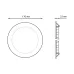 Светильник Gauss Slim круг 12W 880lm 4000K 180-265V IP20 монтаж ?155 170*22 LED 1/20