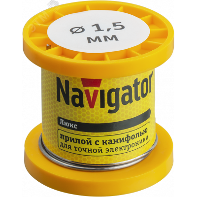 Припой 93 077 NEM-Pos02-61K-1.5-K50 (ПОС-61, катушка, 1.5 мм, 50 гр)
