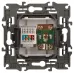 14-3110-01 ЭРА Розетка RJ45+TV, IP20, белый (10/100/3200)