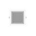 Светильник Gauss Glass кв 18W 1480lm 4000K 185-265V IP20 монт 170х170 200*200*36 с дек стек LED 1/20